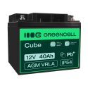Green Cell® AGM 12V 40Ah akumulátorová bezúdržbový akumulátor kosačka skúter čln Traktorová kosačka