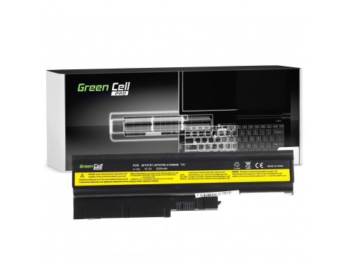 Green Cell PRO Batéria 92P1138 92P1139 42T4504 42T4513 pre Lenovo ThinkPad R60 R60e R61 R61e R61i R500 SL500 T60 T61 T500