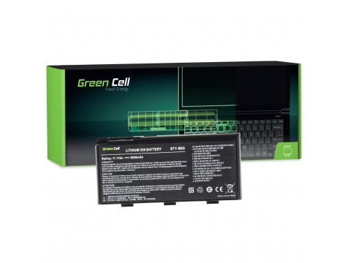 Batéria Green Cell BTY-M6D pre MSI GT60 GT70 GT660 GT680 GT683 GT683DXR GT780 GT780DXR GT783 GX660 GX680 GX780