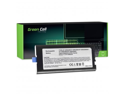 Green Cell Batéria CF-VZSU29 CF-VZSU29A pre Panasonic Toughbook CF29 CF51 CF52 6600mAh