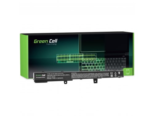 Green Cell Batéria A41N1308 A31N1319 pre Asus F751L R509 R512 R512C X451 X551 X551C X551CA X551M X551MA X551MAV X751L 11.1V