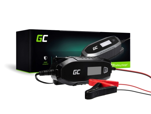 Automatická Nabíjačky batérií Green Cell pre Automobily, Motocykle 6 / 12V (4A) s inteligentnou diagnostikou