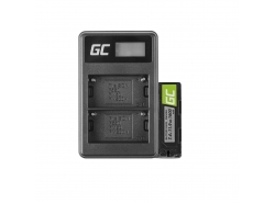 Batéria Green Cell NP-500 a nabíjačka BC-V615 pre Sony A58, A57, A65, A77, A99, A900, A700, A580