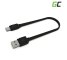Kábel USB-C Typ C 25cm Green Cell Matte s rýchlym nabíjaním, Ultra Charge, Quick Charge 3.0