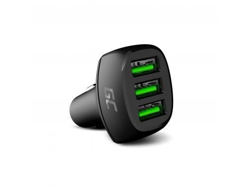 Green Cell Nabíjačka do auta 54W GC PowerRide s rýchlym nabíjaním Ultra Charge - 3x USB-A