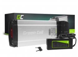 Green Cell Bateria pre Elektrický Bicykel 36V 8Ah 288Wh Rear Rack Ebike 4 Pin s Nabíjačkou