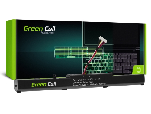 Batéria Green Cell A41N1501 pre Asus ROG GL752 GL752V GL752VW, Asus VivoBook Pro N552 N552V N552VW N552VX N752 N752V N752VX
