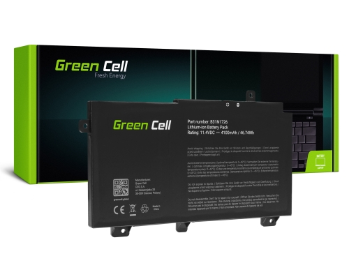 Green Cell Batéria B31N1726 pre Asus TUF Gaming FX504 FX504G FX505 FX505D FX505G A15 FA506 A17 FA706