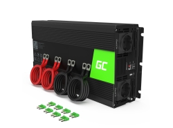 Menič napätia Green Cell ® 3000W / 6000W, napájací menič 12 V až 230 V USB