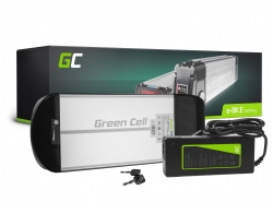 Green Cell Bateria pre Elektrický Bicykel 36V 10.4Ah 374Wh Rear Rack Ebike 2 Pin na Prophete, Mifa, Curtis s Nabíjačkou
