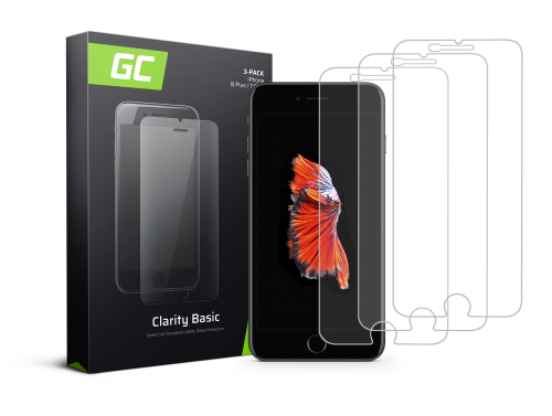 3x Ochranné sklo GC Clarity pre Apple iPhone 6 Plus / 6S Plus / 7 Plus / 8 Plus GC Clarity z tvrdeného skla chráni