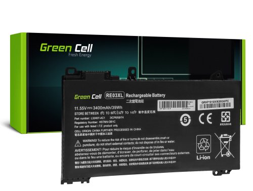 Batéria Green Cell RE03XL L32656-005 pre HP ProBook 430 G6 G7 440 G6 G7 445 G6 G7 450 G6 G7 455 G6 G7 445R G6 455R G6