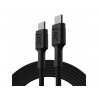 Kábel Green Cell GC PowerStream USB-C-USB-C 200 cm, rýchle nabíjanie Napájanie (60 W), Ultra Charge, QC 3.0