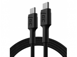 Kábel USB-C Typ C 1,2m Green Cell PowerStream s rýchlym nabíjaním, Power Delivery (60W), Ultra Charge, Quick Charge 3.0