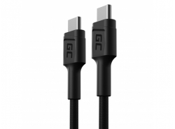 Kábel Green Cell GC PowerStream USB-C-USB-C 30 cm, rýchle nabíjanie Napájanie (60 W), Ultra Charge, QC 3.0