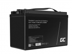 GreenCell® AGM 12V 110Ah akumulátorová bezúdržbový akumulátor rybarska lod obytné auto fotovoltaika