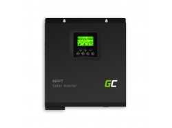 Solárny invertor Prevodník Off Grid so solárnou nabíjačkou MPPT Green Cell 24VDC 230VAC 3000VA/3000W Čistá sínusová vlna