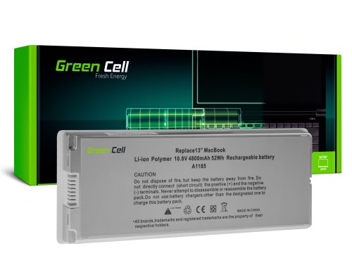 Batéria Green Cell A1185 pre Apple MacBook 13 A1181 (2006, 2007, 2008, 2009)
