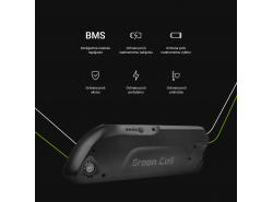 Nabíjateľná batéria so Green Cell trubica 36V 13 Ah, 468 Wh pre elektrický bicykel E-Bike Pedelec