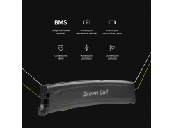 Nabíjateľná batéria so Green Cell rámom, batéria 36 V 7,8 Ah 281 Wh pre elektrický bicykel E-Bike Pedelec