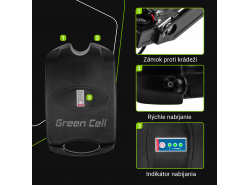 Nabíjateľná batéria Green Cell Frog 36V 11,6Ah 418 Wh pre elektrický bicykel E-Bike Pedelec
