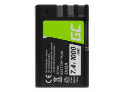 Batéria Green Cell ® EN-EL9 pre Nikon D-SLR D40 D60 D3000 D5000 7.4 V