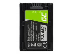 Bateria Green Cell ® NP-FV50 / NP-FV100 do Sony DCR-DVD506E DCR-DVD510E HDR-CX116E HDR-CX130 HDR-CX155E HDR-UX9E 7.2V 700mAh