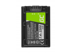 Batéria Green Cell NP-FV100 / NP-FV50 pre Sony DCR-DVD506E DCR-DVD510E HDR-CX116E HDR-CX130 HDR-CX155E HDR-UX9E 7,4 V 3300 mAh