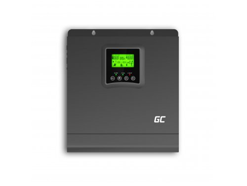 Solárny invertor Prevodník Off Grid so solárnou nabíjačkou MPPT Green Cell 24VDC 230VAC 2000VA/2000W Čistá sínusová vlna