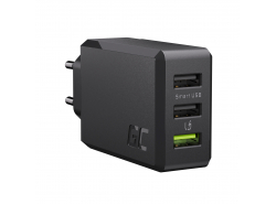 Green Cell Nabíjačka Sieťová 30W GC ChargeSource 3 s funkciami Ultra Charge a Smart Charge - 3x USB-A