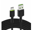 Kábel USB-C Typ C 2m LED Green Cell Ray s rýchlym nabíjaním, Ultra Charge, Quick Charge 3.0