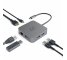 Adaptér HUB USB-C Green Cell 6 v 1 (3xUSB 3.0 HDMI 4K Ethernet) pre Apple MacBook Pro, Air, Asus, Dell XPS, HP, Lenovo X1