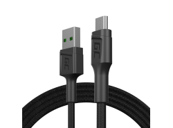 Kábel Micro USB 1,2m Green Cell PowerStream s rýchlym nabíjaním, Ultra Charge, Quick Charge 3.0