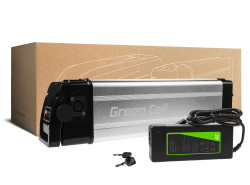 Green Cell Bateria pre Elektrický Bicykel 36V 10,4Ah 396Wh Silverfish Ebike 4 Pin na Zündapp, Hitway, Vivi, Fafrees s Nabíjačkou