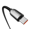 Kábel USB-C - USB-C Baseus 100W, 5A, 2 m, Rýchle nabíjanie Quick Charge 4.0, PD, AFC, FCP, Displej nabíjacej energie