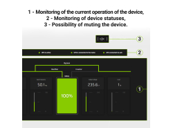 Green Cell® UPS AiO Neprerušiteľný zdroj energie 800VA 480W s LCD obrazovkou