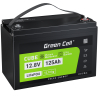 Green Cell® Batéria LiFePO4 125Ah 12.8V 1600Wh lítium-železo-fosfát fotovolta-ický systém karavan čln