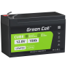 Green Cell® Batéria LiFePO4 10Ah 12.8V 128Wh lítium-železo-fosfát fotovolta-ický systém karavan čln