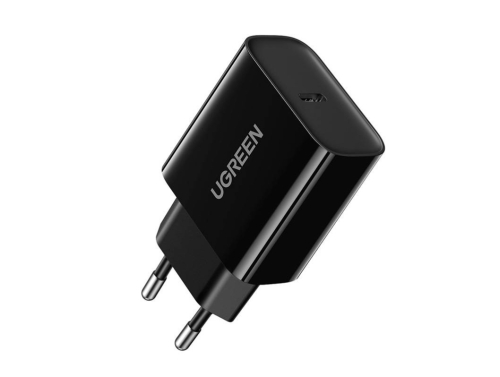 Sieťova Nabíjačka UGREEN, 20 W, 1 x USB-C, Rýchle nabíjanie QC 4.0, PD 3.0, ľahký a kompaktný, čierna farba