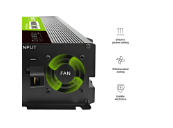 Green Cell® 500W/1000W Reiner Sinus Spannungswandler Wechselrichter 12V 230V Inverter