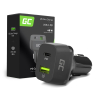 Autonabíjačka Green Cell 48W Power Delivery s rýchlym nabíjaním 3.0 - USB-C, USB-A, 12V / 24V