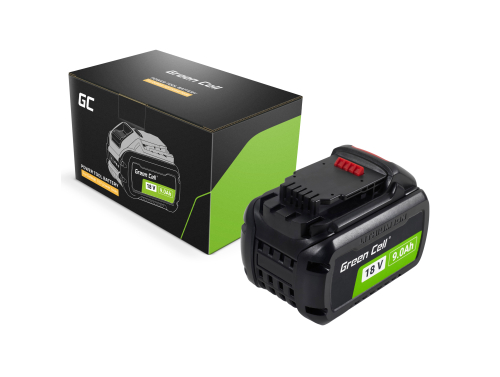 Batéria Li-Ion Green Cell pre DeWalt XR 18V 9Ah/Flexvolt 54V 3Ah Náhradná batéria DCB547 DCB181 DCB182 DCB184