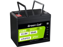 Green Cell CUBE LiFePO4 Batéria 50Ah 12.8V 640Wh lítium-železo-fosfát pre Jachty, Golfové vozíky, Invalidné vozíky, Prívesy