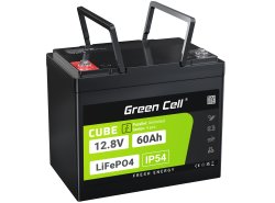 Green Cell CUBE LiFePO4 Batéria 60Ah 12.8V 768Wh lítium-železo-fosfát pre Invalidné vozíky, Prívesy, Zdvíhacie vozíky, Karavany