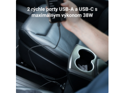 Green Cell Autoladegerät 38W GC PowerRide Nano38 mit USB-C USB-A Power Delivery und Ultra Charge Schnellladung