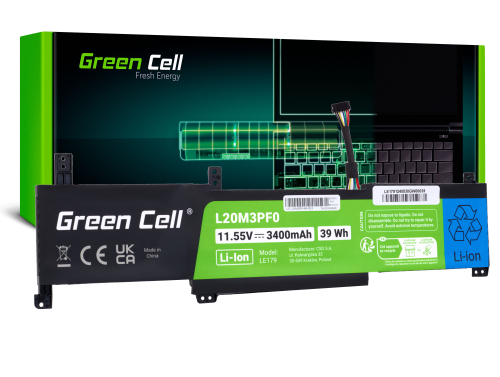 Batéria Green Cell L20M3PF0 pre Lenovo Ideapad 3-14ITL6 15ITL6 17ITL6 S14 V14 15 17 G2 G3