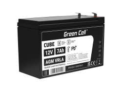 Green Cell® AGM 12V 7Ah akumulátorová bezúdržbový akumulátor systémy zdroje nepretržitého napájania UPS