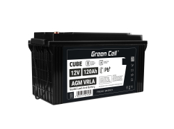 Green Cell® AGM 12V 120Ah akumulátorová bezúdržbový akumulátor rybarska lod obytné auto fotovoltaika