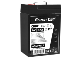 Green Cell ® Gel Batterie AGM VRLA 6V 4Ah