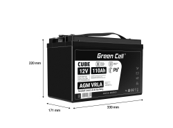 GreenCell® AGM 12V